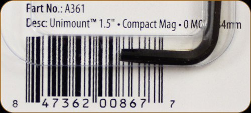 Nightforce - XTRM - Compact Magmount - 1.5" - 0 MOA - 34mm -  A361