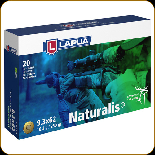Lapua - 9.3x62 - 250 Gr - Naturalis - 20ct - N319204