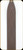 Levy's Leather - Leather Sling - 2 1/4" Dark Brown Cobra Style w/Decorative Stitching - 37" - SN22D1-DBR