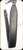Levy's Leather - Leather Sling - 2 1/4" Black Cobra Style w/ DarkBrown Accent & White Stitching - 37" - SN22TT-BLK
