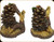 Rivers Edge - Pine Cone Bookends