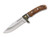 Boker Magnum - Elk Hunter - 4.33" Blade - 440A - Burl Handle - Includes Leather Sheath - 02GL683C