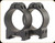 Warne - Maxima Series - Steel Rings - 1" - Med - Black Matte - 201M