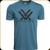 Vortex - Men's Core Logo T-Shirt - Steel Blue Heather - Large - 120-16-SBH-L