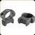 Weaver - Grand Slam - 1" - High - Top Mount Rings - Fits up to 44mm Obj Lens - Solid Steel - Matte - 49305