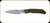 Kershaw - Deschutes Caper - 3.3" Blade - D2 - Green Polypropylene, Rubber Overlay Handle - 1882