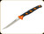 Buck Knives - 148 Hookset Fresh Water Folding Fillet Knife - 6" Blade - 5Cr15MoV - Orange and Grey Polypropylene w/TPE Rubber Handle - 0148ORS-C/13278