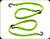Bihlerflex - The Perfect Bungee - 36" Adjust-A-Strap - Safety Green - 4pk - AS36G4PK