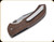 Boker Plus - Pocket Bowie - 2.68" Blade - D2 - Brown Burlap Micarta Handle - 01BO508