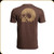 Vortex - Men's Counting Sheep T-Shirt - Brown Heather - Medium - 222-12-BRH-M