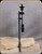 Engage Precision - AR500 Steel Rimfire Reactive Gravity Popper Target Stand - 1/4" - Black - GPRF25 - ** Requires Gravity Popper Gong (Sold Separately)