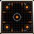 Allen - EZ Aim - Adhesive Splash Reactive Sight-In Target - Black/Orange - 5pk - 15314