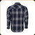 Vortex - Men's Trail Call Tech Flannel Shirt - Blue Heather - Large - 221-39-BUH-L