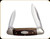 Buck Knives - Canoe - 2 1/2" Spear, 1 7/8" Pen Blades - 420J2 Steel - Woodgrain w/Nickel Silver Bolsters - 0389BRS-B/3139