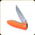Ganzo - G6252 Knife - 89mm Blade - BRD4116 Steel - Orange Fiberglass Handle - G6252-OR