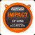 Champion - Impact Steel Target - 15" Gong - 3/8" Thick - Orange - 44913C