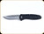 Ganzo - G6252 Knife - 89mm Blade - BRD4116 Steel - Black Fiberglass Handle - G6252-BK
