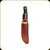 Old Timer - Woodsman - 5" Blade - High Carbon Stainless Steel -  Black Sawcut Handle - 1181044