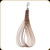 Levy's Leather - Small Clip-On Bird Carrier - Brown w/Six Self Tightening Leather Loops - 15.25" - S131-BRN/LVO-LEA-BC-S-BRWN
