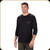 Vortex - Men's Outland Heavyweight Long Sleeve Pocket Tee - Black - X-Large - 225-01-BLK-XL