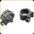 Weaver - 1" - Med - Weaver style - 4-Hole Skeleton Rings - Fits up to 40mm Obj. Lens - Matte - 48360