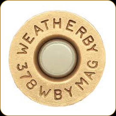 Weatherby 378 Wby Mag - Unprimed Brass - 20ct - BRASS378