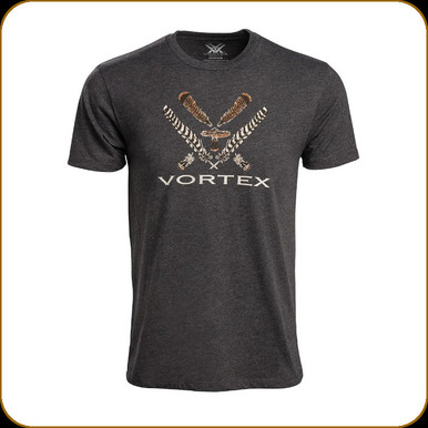 Vortex - Men's Turkey Core Logo T-Shirt - Charcoal Heather