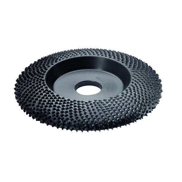 Rotary rasp for precision shaping of wood