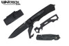 Wartech Folding Pocket Knife G10 Handle with Multi Tools - Black