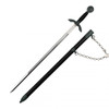 Black German Dagger With Black Scabbard