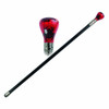 37" Red Spider Walking Cane