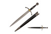 14" Medieval Knights Dagger w/ 440 Stainless Steel Silver Blade 