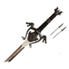 43" Double Dragon Fantasy Sword with Two Mini Dagger & Plaque