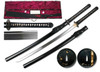 41 1/2" Hand Forged Samurai Katana 1095 High Carbon Steel Shinogi Zukuri Blade Real Hamon & Temper Line T64938BK