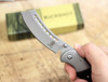 Buckshot Knives Thumb Open Spring Assisted Cleaver Classic Pocket Knife - PBK219BK