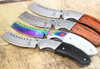 Buckshot Knives Thumb Open Spring Assisted Cleaver Classic Pocket Knife - PBK219WT