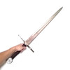 46" Two-Handed Sword With Sheath and Leather Shoulder Strap