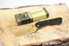 Buckshot Knives PBK222GD Thumb Open Spring Assisted Tanto Cleaver Pocket Knives