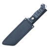 11" Fixed Blade Hunting Machete Knife w/ Sheath - Black