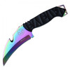 8.5 Fixed Blade Combat Knife w/ Sheath - Rainbow