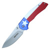 8" ASSISTED OPEN POCKET KNIFE - Flag of Texas