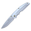 8" FLAT SILVER WARTECH POCKET KNIFE