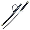 41" Black Mortal Blade Sekiro: Shadows Die Twice Black Scroll Sword w/ Black Scabbard