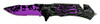 4.75" Monster Folding Pocket Knife - Purple