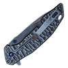 8” ASSISTED OPEN DRAGON POCKET KNIFE - GOLD