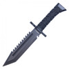 14” FIXED BLADE HUNTING KNIFE - BLACK