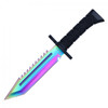 14” FIXED BLADE HUNTING KNIFE - RAINBOW