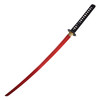 41“ DAMACUS SHARP Blade Katana Handmade Samurai Sword w/ Crane Tsuba - Red