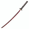 41“ SHARP Blade Katana Handmade Samurai Sword w/ Wheel Tsuba & Scab