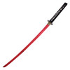 41“ SHARP Blade Katana Handmade Samurai Sword w/ Musashi Tsuba & Scab - Red